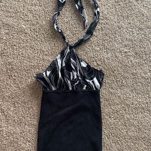 BeBe Halter Top with Keyhole detail